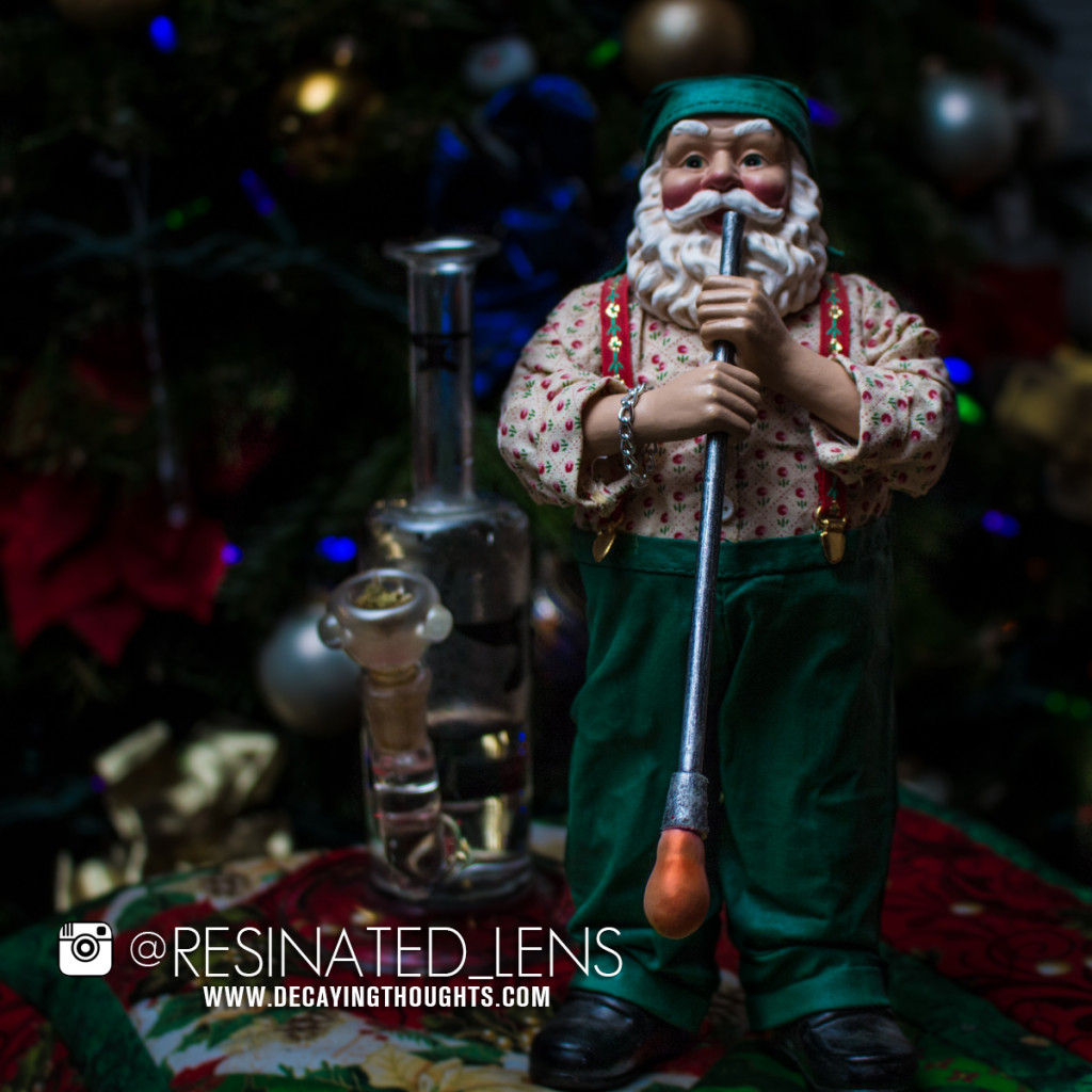 Santa Blowing Glass